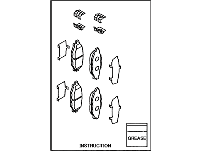 Toyota SU003-04097 Rear Disc Brake Pad Kit