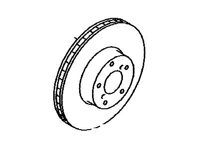 Toyota SU003-06805 Front Disc