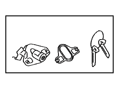 Toyota SU003-01430 Key Lock Trunk RPR