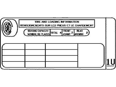 Toyota SU003-07656 Label Press