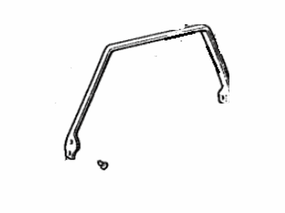 Toyota 62382-14130 Weatherstrip, Roof Side Rail, LH