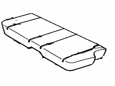 Toyota 71611-14160 Pad, Rear Seat Cushion