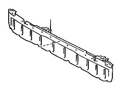 Toyota 52021-14100 Reinforcement Sub-Assembly, Front Bumper