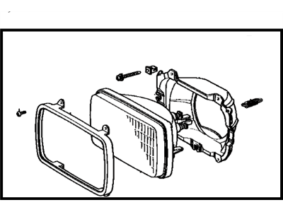 1985 Toyota Celica Headlight - 81110-80148