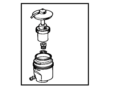 Toyota 47202-14210 Reservoir Set, Brake Master Cylinder