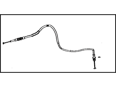 1981 Toyota Corona Throttle Cable - 35520-20070