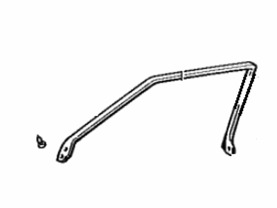 Toyota 62381-14130 Weatherstrip, Roof Side Rail, RH