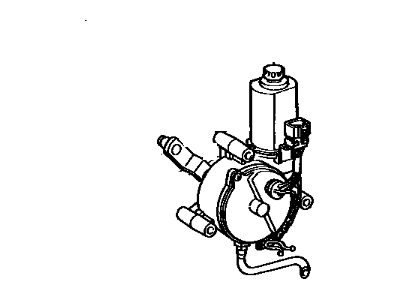 Toyota 85660-14011 Motor Assy, Light Retractor, RH