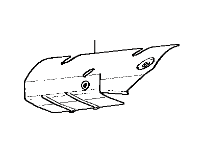 Toyota 17167-35011 INSULATOR, Exhaust Manifold Heat