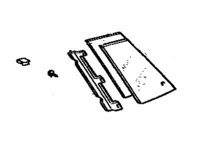 Toyota 62480-14010-05 Garnish, Roof Headlining, Rear LH