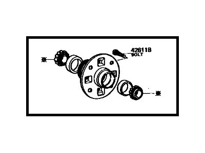 1979 Toyota Cressida Wheel Bearing - 43502-29015