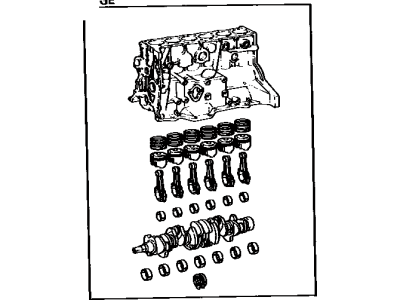 Toyota 11400-35050 Block Assy, Short