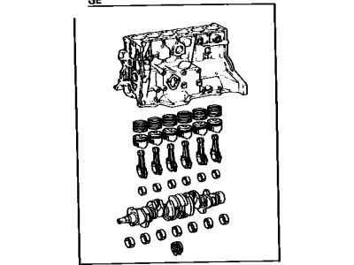 Toyota 11400-43042 Block Assembly, Short