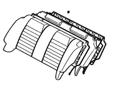 Toyota 71480-1B480-01 Back Assembly, Rear Seat