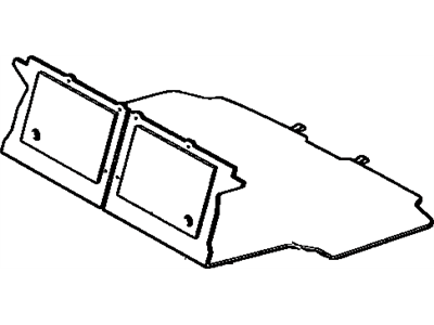 Toyota 58570-14130-01 Carpet, Rear Floor