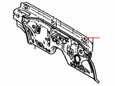 Toyota 55210-14230 INSULATOR Assembly, Dash Panel