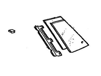 Toyota 62480-14010-04 Garnish, Roof Headlining, Rear LH