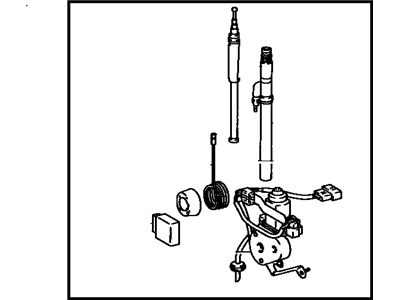 Toyota 86309-14191 Pole Sub-Assembly, Motor Antenna