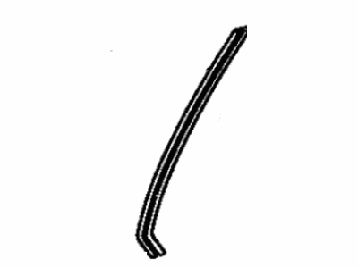 Toyota 67081-14040 Weatherstrip, Rear Quarter Window Glass, RH