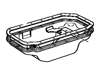 1981 Toyota Tercel Oil Pan Gasket - 12151-15010