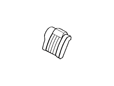 Toyota 71077-1B600-02 Rear Seat Back Cover, Right (For Separate Type)