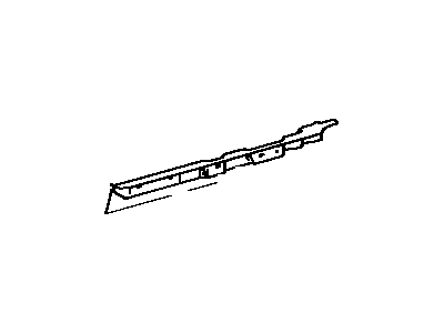 Toyota 57487-14010 Reinforcement, Floor Side Member LH