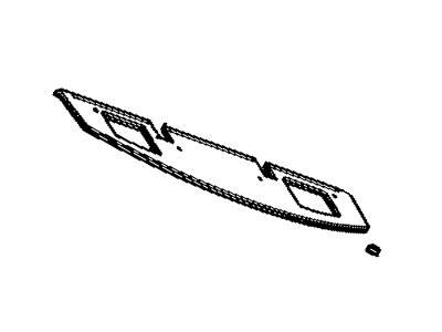 Toyota 64330-14371-06 Panel Assembly, Package Tray Trim