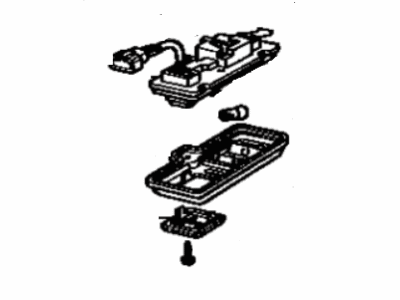 Toyota 81260-14040 Lamp Assembly, Map