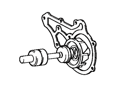 1980 Toyota Pickup Water Pump - 04161-35020