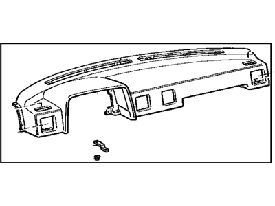 Toyota 55401-14430-01 Safety Pad Sub-Assy, Instrument Panel, Upper