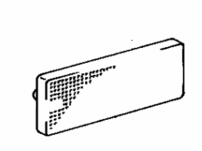 Toyota 81571-14010 Lens, Center Stop Lamp