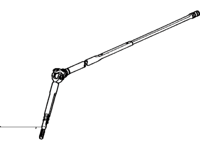 1983 Toyota Celica Steering Shaft - 45220-14140