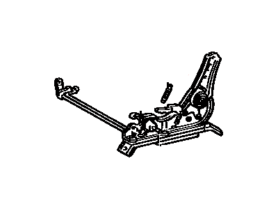 Toyota 72020-14300 Adjuster Sub-Assy, Front Seat, Outer LH