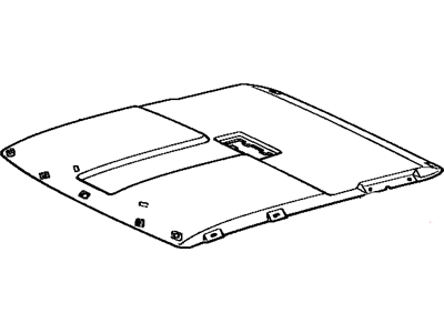 Toyota 63310-14450-04 HEADLINING Assembly, Roof