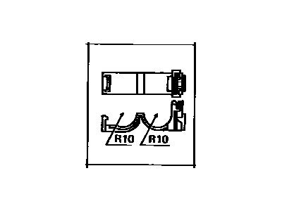 Toyota 82711-24010 Clamp, Wiring HARNES