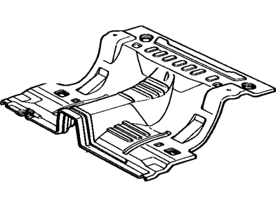 Toyota 58211-14090 Pan, Center Floor