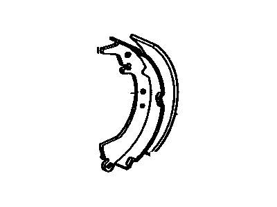 Toyota 47651-22020 Lining, Rear Brake Shoe