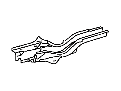 Toyota 57601-48909 Member Sub-Assy, Rear Floor Side, RH