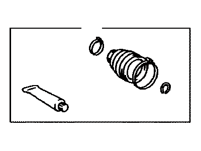 Toyota 04438-28040 Front Cv Joint Boot Kit Inboard Joint, Right