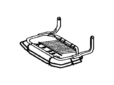 Toyota 71660-48030 Frame Sub-Assy, Rear Seat Cushion, LH