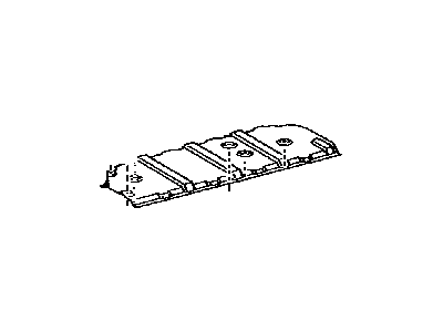 Toyota 58155-48010 INSULATOR, Front Floor Heat