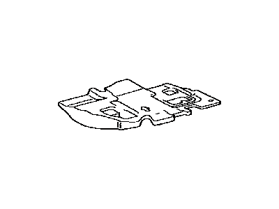 Toyota 58674-48010 Pad, Rear Floor Silencer