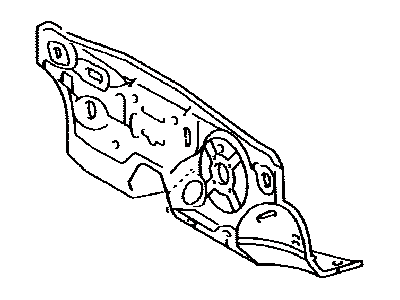 Toyota 55101-48050 Panel Sub-Assembly, Dash