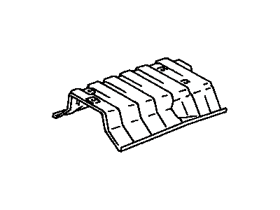 Toyota 58327-48031 Insulator, Main Muffler Heat