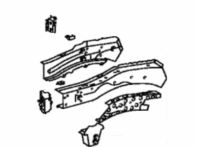 Toyota 57101-48903 Member Sub-Assy, Front Side, RH