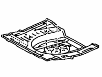 Toyota 58311-48901 Pan, Rear Floor