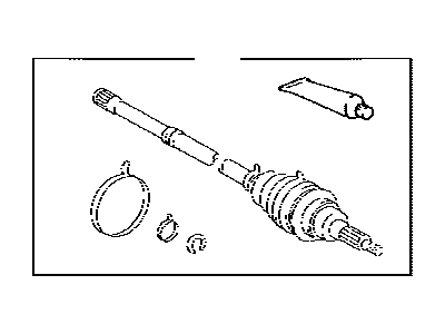 2001 Toyota Highlander Axle Shaft - 42370-49035