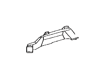 Toyota 55843-48020 Duct, Heater To Register