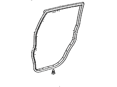 2002 Toyota Highlander Weather Strip - 67872-48020