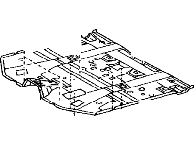 Toyota 58111-48912 Pan, Front Floor